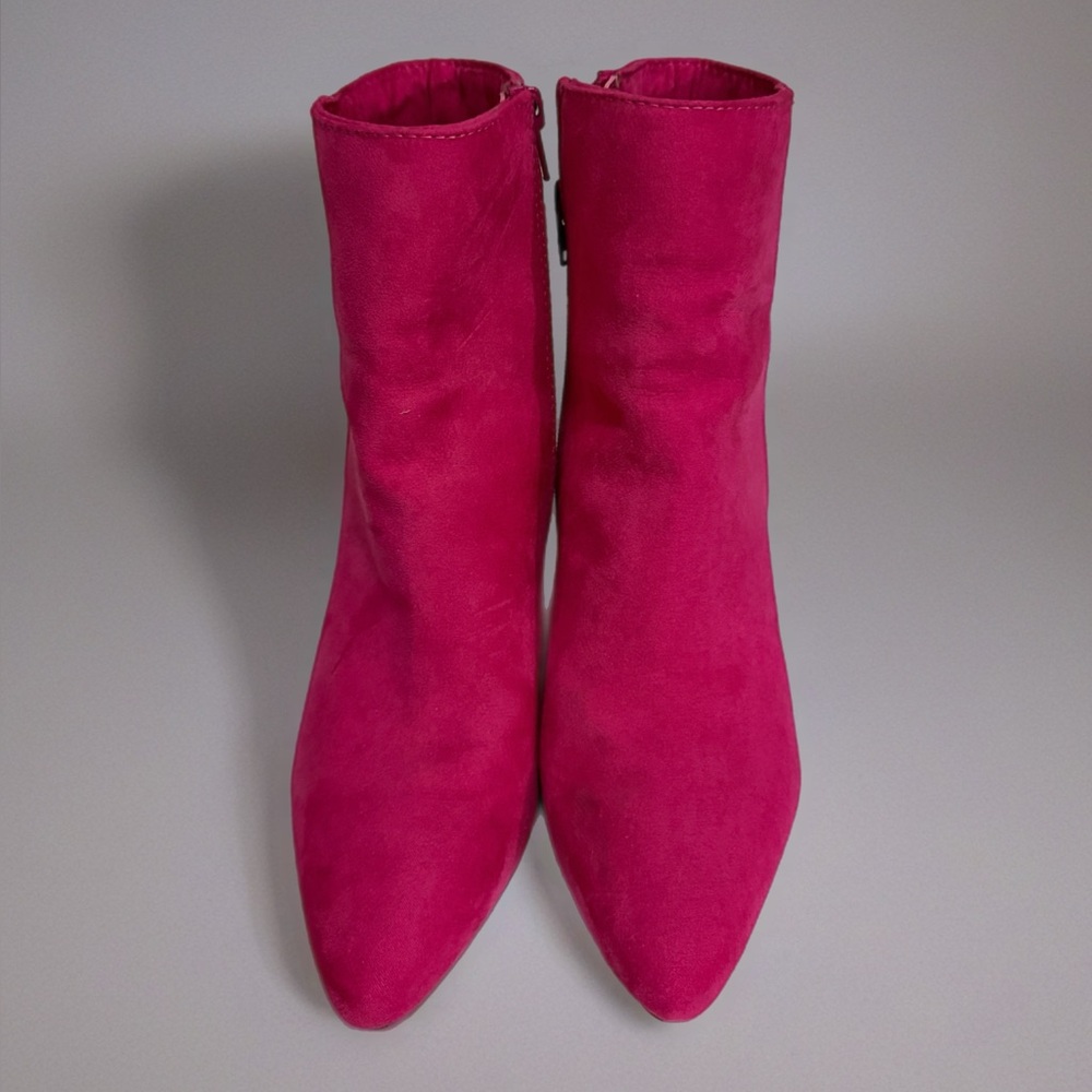 Sugar Fuchsia Ankle Booties